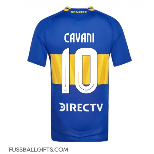 Boca Juniors Edinson Cavani #10 Fußballbekleidung Heimtrikot 2024-25 Kurzarm